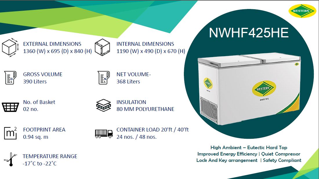Western Eutectic Freezer NWHF425HE-HC