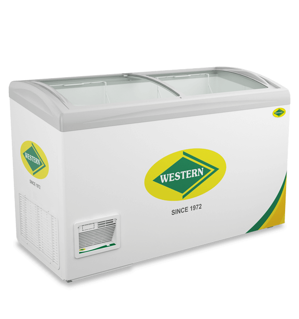 Western Glass Top Freezer 425GCL (Curved)