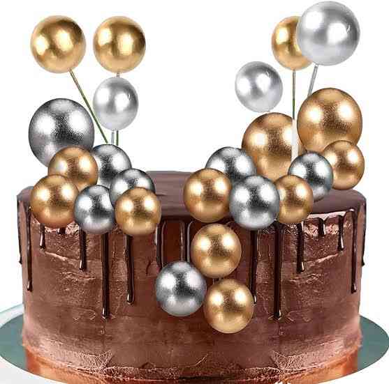 Buy CCDS Silver Medium Size Balls For Cake Decoration Online at Best Price  of Rs 299 - bigbasket